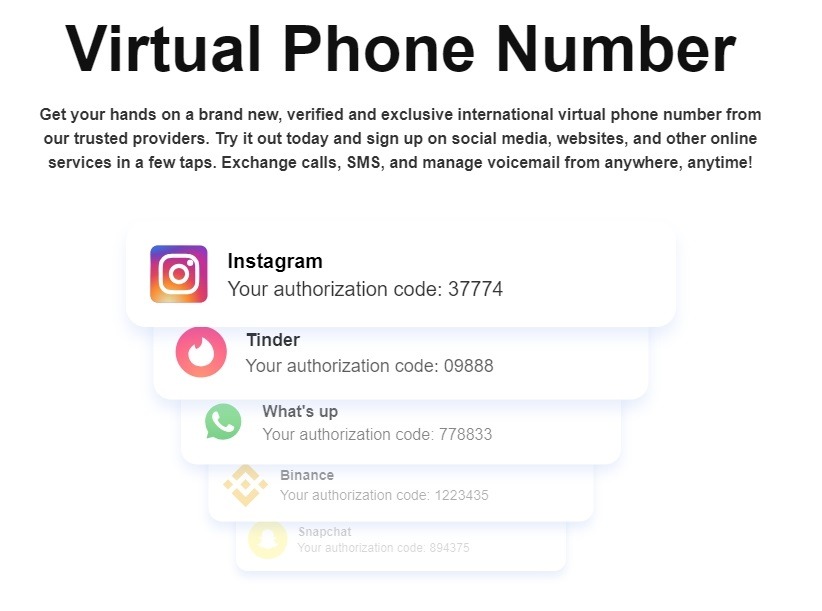 Virtual Phone number by eSIM