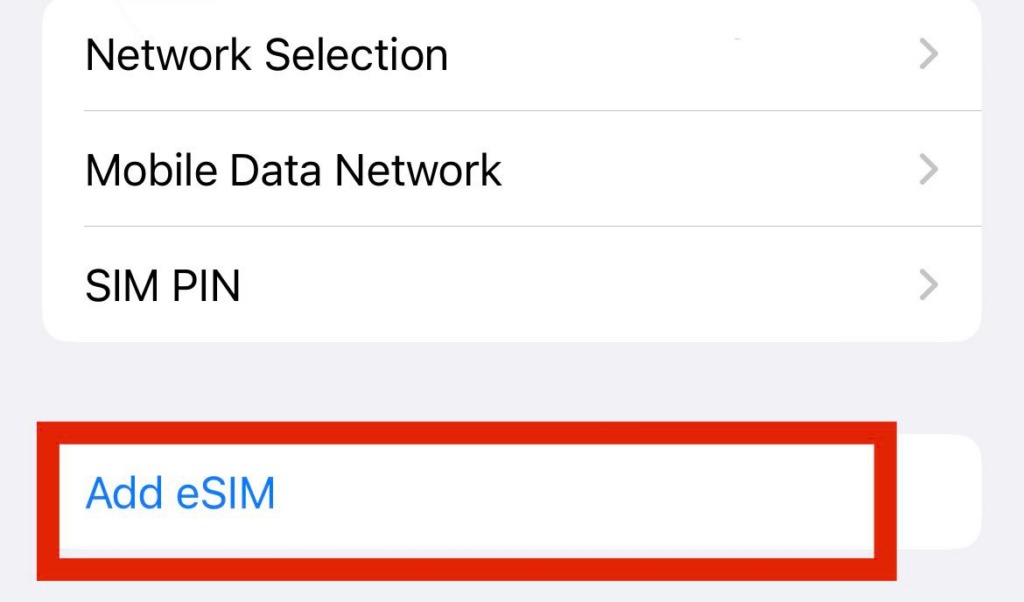 Add eSIM to your iPhone
