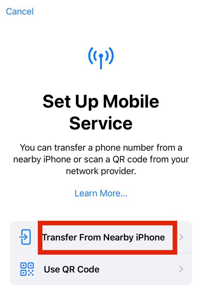 How to transfer an eSIM