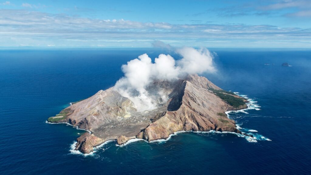 New Zealand White Island Volcano