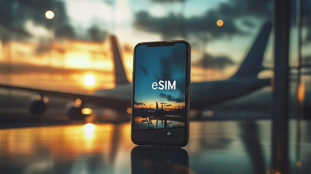 eSIM travel screen