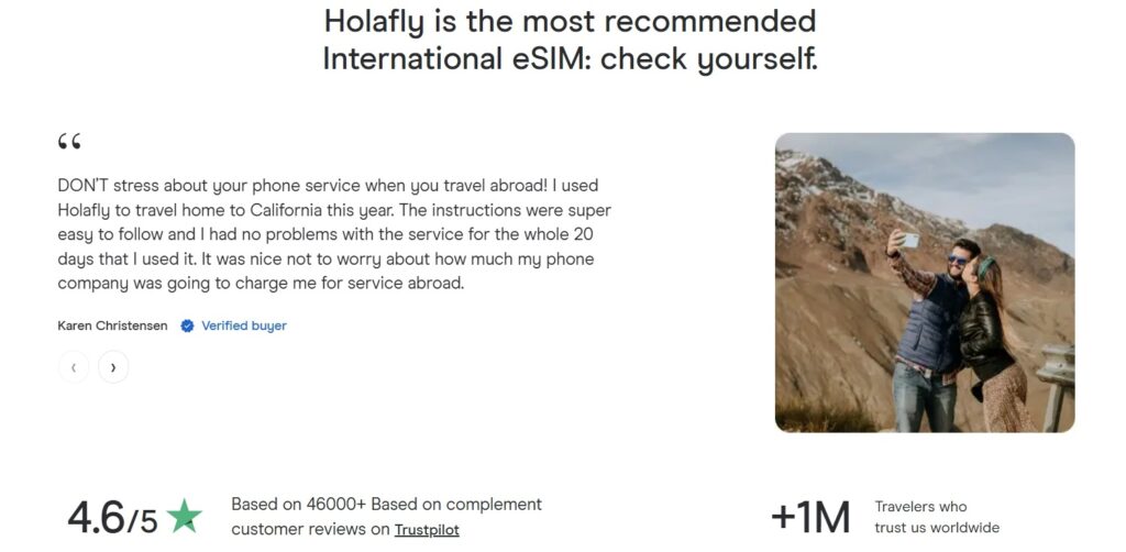 Holafly eSIM customer experience