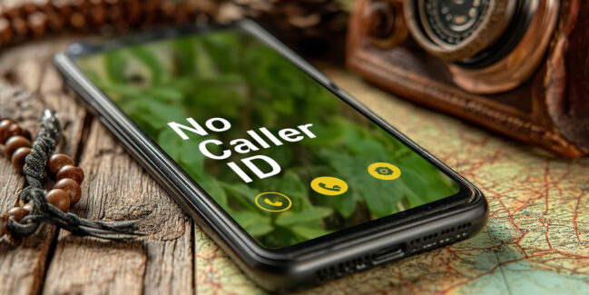 no caller id number
