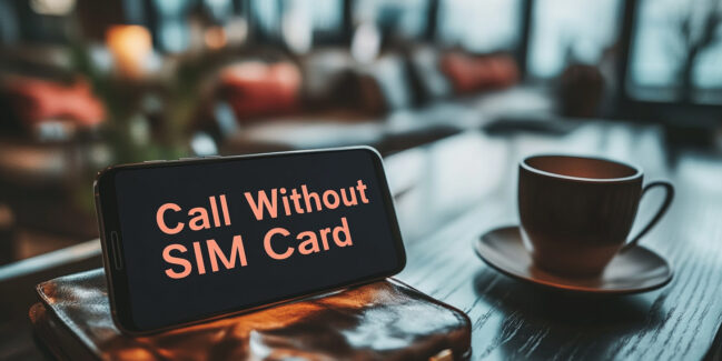 call without sim card