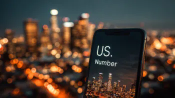 how to get us number in india