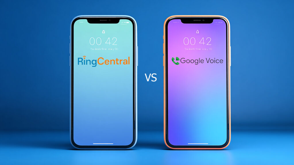 Google Voice vs. RingCentral in 2025