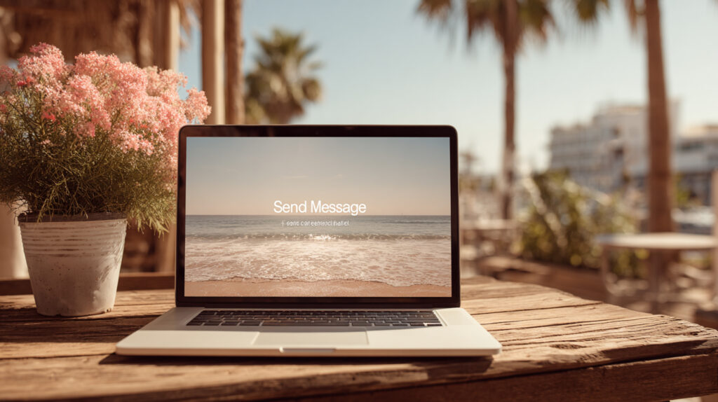 Sending text messages from a computer