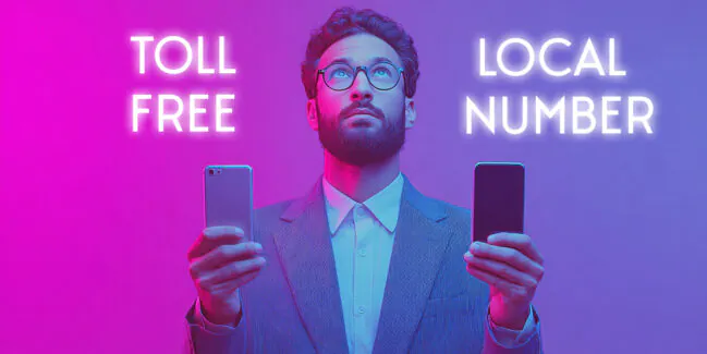 toll free vs local number
