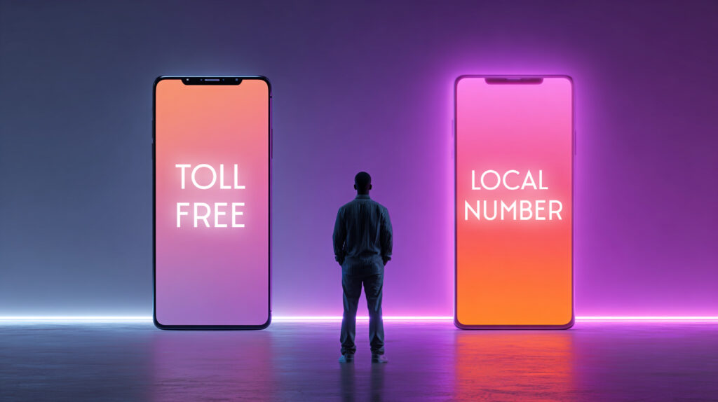 Local Number vs. Toll-Free Number