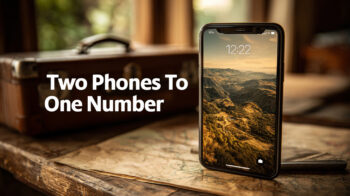 how to connect two phones to one number
