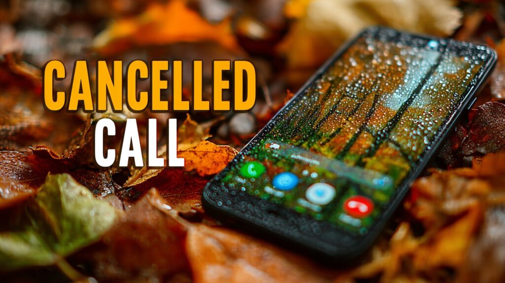 Cancelled Call on Your Screen