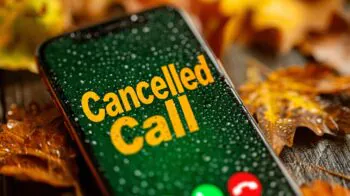 what does cancelled call mean