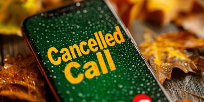 what does cancelled call mean