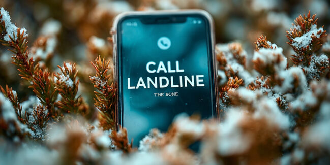 how to dial landline number