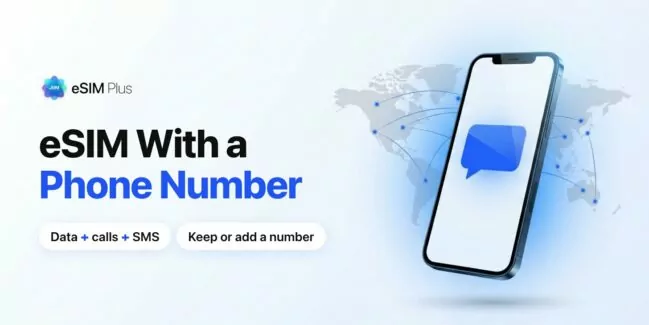 eSIM with a phone number: data, calls and SMS on one phone