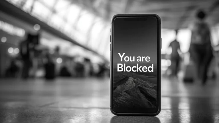 Как написать человеку, который заблокировал вас на Android