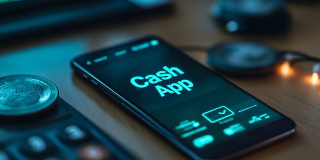 создание учетной записи в Cash App